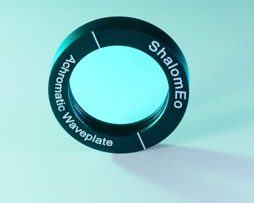 450-650nm Achromatic Quarter Waveplate with Aperture 18mm and D1” mount